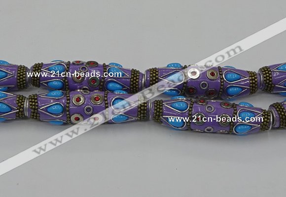 CIB565 16*60mm rice fashion Indonesia jewelry beads wholesale