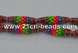 CIB586 16*60mm rice fashion Indonesia jewelry beads wholesale