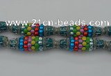 CIB587 16*60mm rice fashion Indonesia jewelry beads wholesale