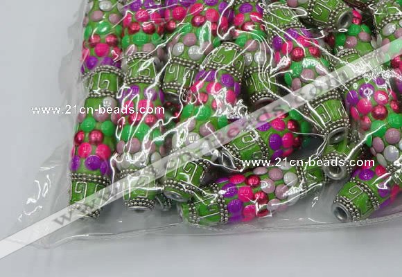 CIB590 16*60mm rice fashion Indonesia jewelry beads wholesale