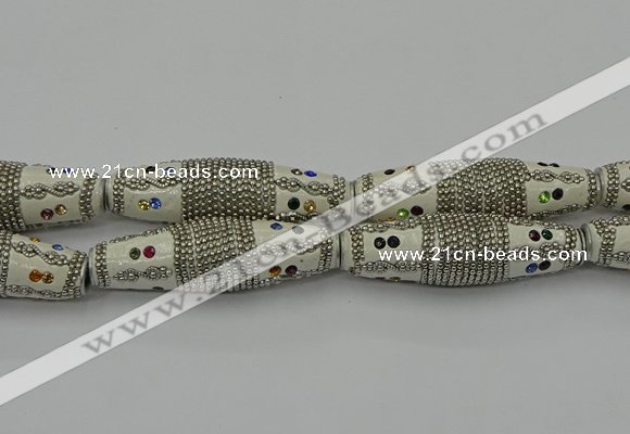 CIB600 16*60mm rice fashion Indonesia jewelry beads wholesale