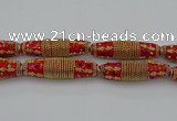 CIB605 16*60mm rice fashion Indonesia jewelry beads wholesale