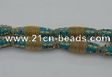 CIB607 16*60mm rice fashion Indonesia jewelry beads wholesale