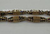 CIB612 16*60mm rice fashion Indonesia jewelry beads wholesale