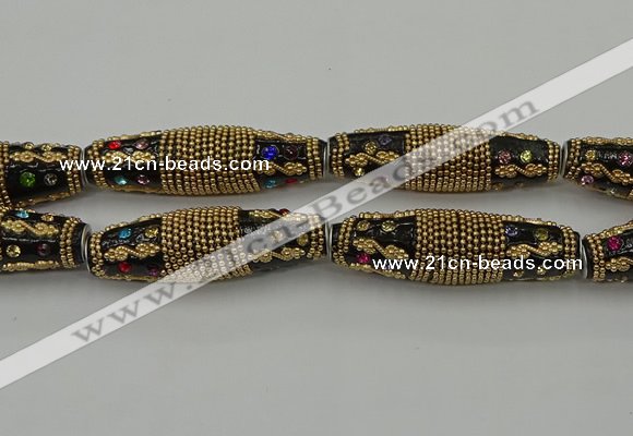 CIB612 16*60mm rice fashion Indonesia jewelry beads wholesale