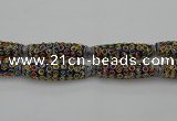 CIB624 16*60mm rice fashion Indonesia jewelry beads wholesale