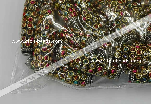 CIB628 16*60mm rice fashion Indonesia jewelry beads wholesale
