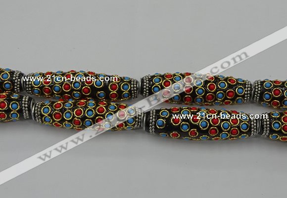 CIB640 16*60mm rice fashion Indonesia jewelry beads wholesale