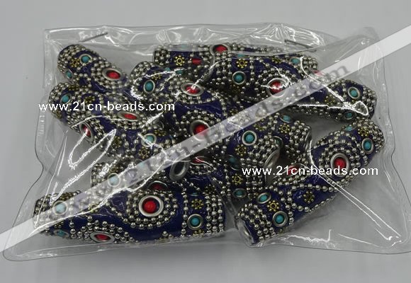 CIB652 16*60mm rice fashion Indonesia jewelry beads wholesale