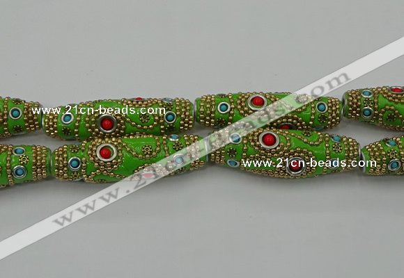 CIB655 16*60mm rice fashion Indonesia jewelry beads wholesale