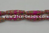 CIB664 16*60mm rice fashion Indonesia jewelry beads wholesale