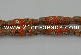 CIB667 16*60mm rice fashion Indonesia jewelry beads wholesale