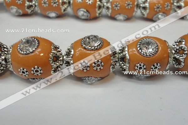 CIB80 16*22mm oval fashion Indonesia jewelry beads wholesale