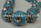 CIB82 16*22mm oval fashion Indonesia jewelry beads wholesale