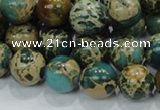 CIJ04 15.5 inches 14mm round impression jasper beads wholesale