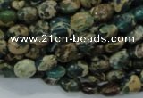 CIJ10 15.5 inches 6*8mm oval impression jasper beads wholesale