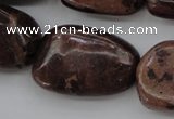 CIJ130 15.5 inches 15*18mm – 18*25mm freeform dyed impression jasper beads