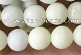 CIJ201 15.5 inches 6mm round ivory jade beads wholesale