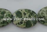 CIJ80 15.5 inches 13*18mm oval impression jasper beads wholesale