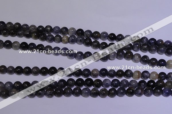 CIL01 15.5 inches 6mm round natural iolite gemstone beads