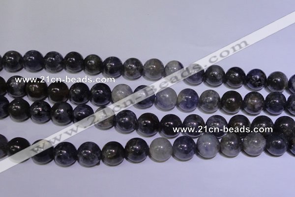 CIL08 15.5 inches 11mm round natural iolite gemstone beads