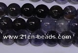 CIL10 15.5 inches 5mm round A grade natural iolite gemstone beads