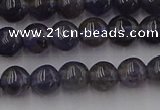 CIL100 15.5 inches 4mm round iolite gemstone beads wholesale