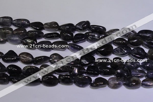 CIL42 15.5 inches 8*12mm – 8*14mm nuggets natural iolite gemstone beads