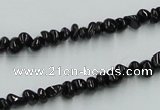 CJB31 16 inches 3*6mm chips natural jet gemstone beads wholesale