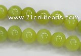 CKA05 15.5 inches 10mm round Korean jade gemstone beads