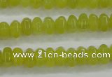 CKA12 15.5 inches 5*8mm rondelle Korean jade gemstone beads