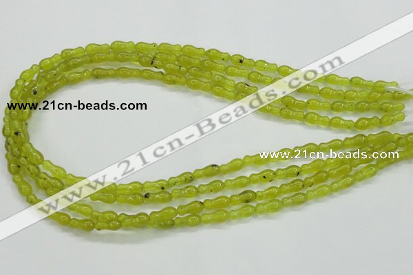 CKA18 15.5 inches 5*11mm bone Korean jade gemstone beads