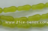 CKA19 15.5 inches 7*15mm bone Korean jade gemstone beads