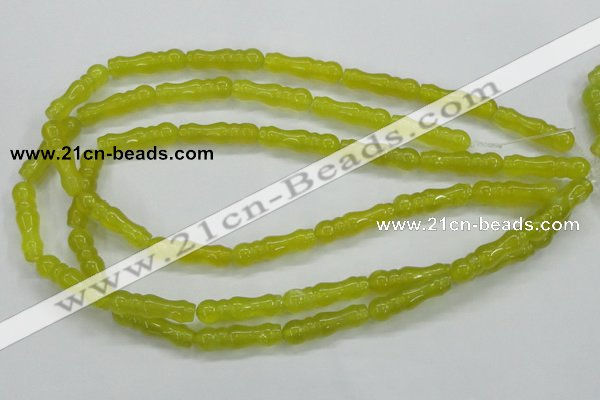 CKA20 15.5 inches 8*28mm bone Korean jade gemstone beads