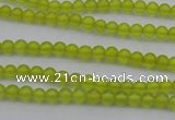 CKA201 15.5 inches 4mm round Korean jade gemstone beads