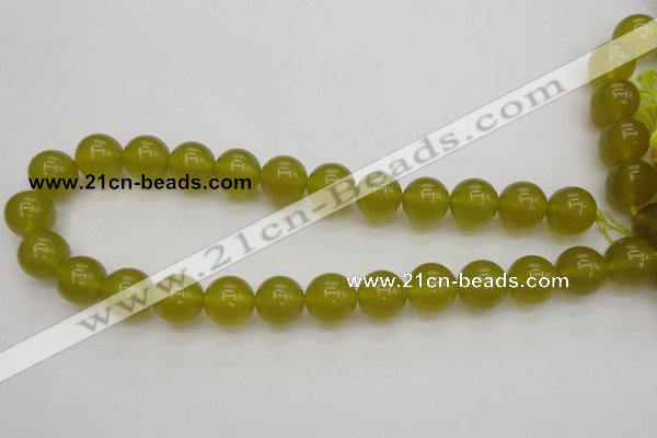 CKA207 15.5 inches 16mm round Korean jade gemstone beads