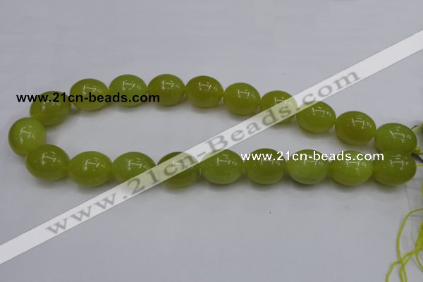 CKA210 15.5 inches 15*20mm egg-shaped Korean jade gemstone beads