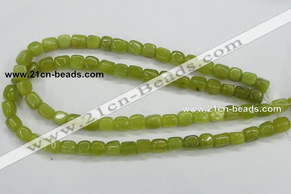 CKA23 15.5 inches 7*10mm nugget Korean jade gemstone beads