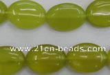 CKA247 15.5 inches 15*20mm oval Korean jade gemstone beads