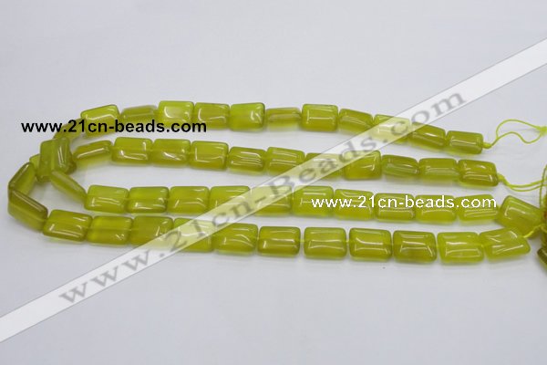 CKA261 15.5 inches 12*16mm rectangle Korean jade gemstone beads