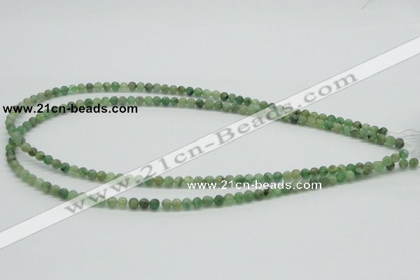 CKC100 16 inches 5mm round natural green kyanite beads wholesale