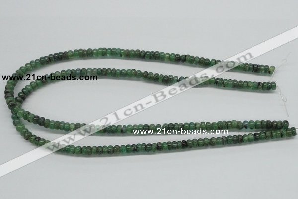 CKC103 16 inches 4*6mm rondelle natural green kyanite beads wholesale