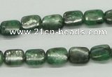 CKC106 16 inches 8*10mm rectangle natural green kyanite beads wholesale