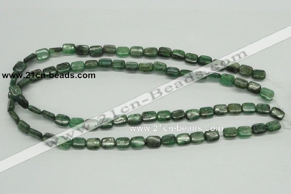 CKC106 16 inches 8*10mm rectangle natural green kyanite beads wholesale