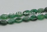 CKC109 16 inches 6*8mm oval natural green kyanite beads wholesale