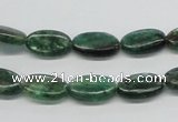 CKC111 16 inches 8*14mm oval natural green kyanite beads wholesale