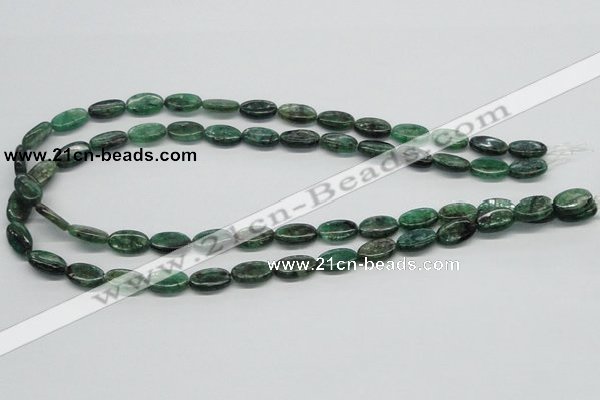 CKC111 16 inches 8*14mm oval natural green kyanite beads wholesale