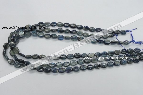 CKC204 15.5 inches 8*10mm oval natural kyanite beads wholesale