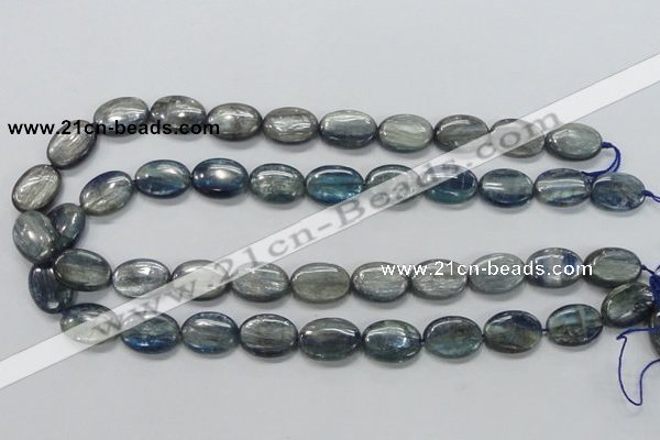 CKC207 15.5 inches 13*18mm oval natural kyanite beads wholesale