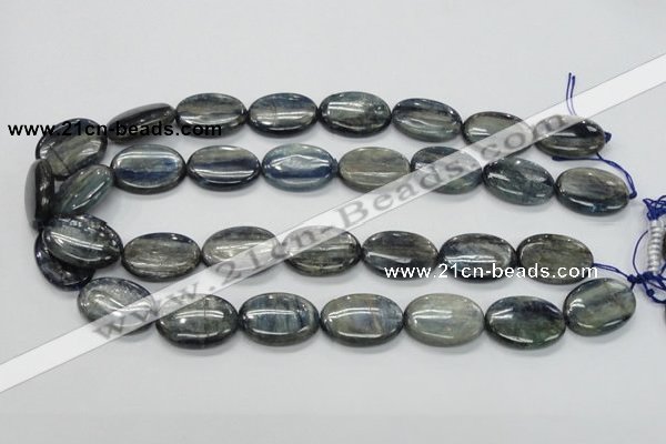 CKC209 15.5 inches 18*25mm oval natural kyanite beads wholesale